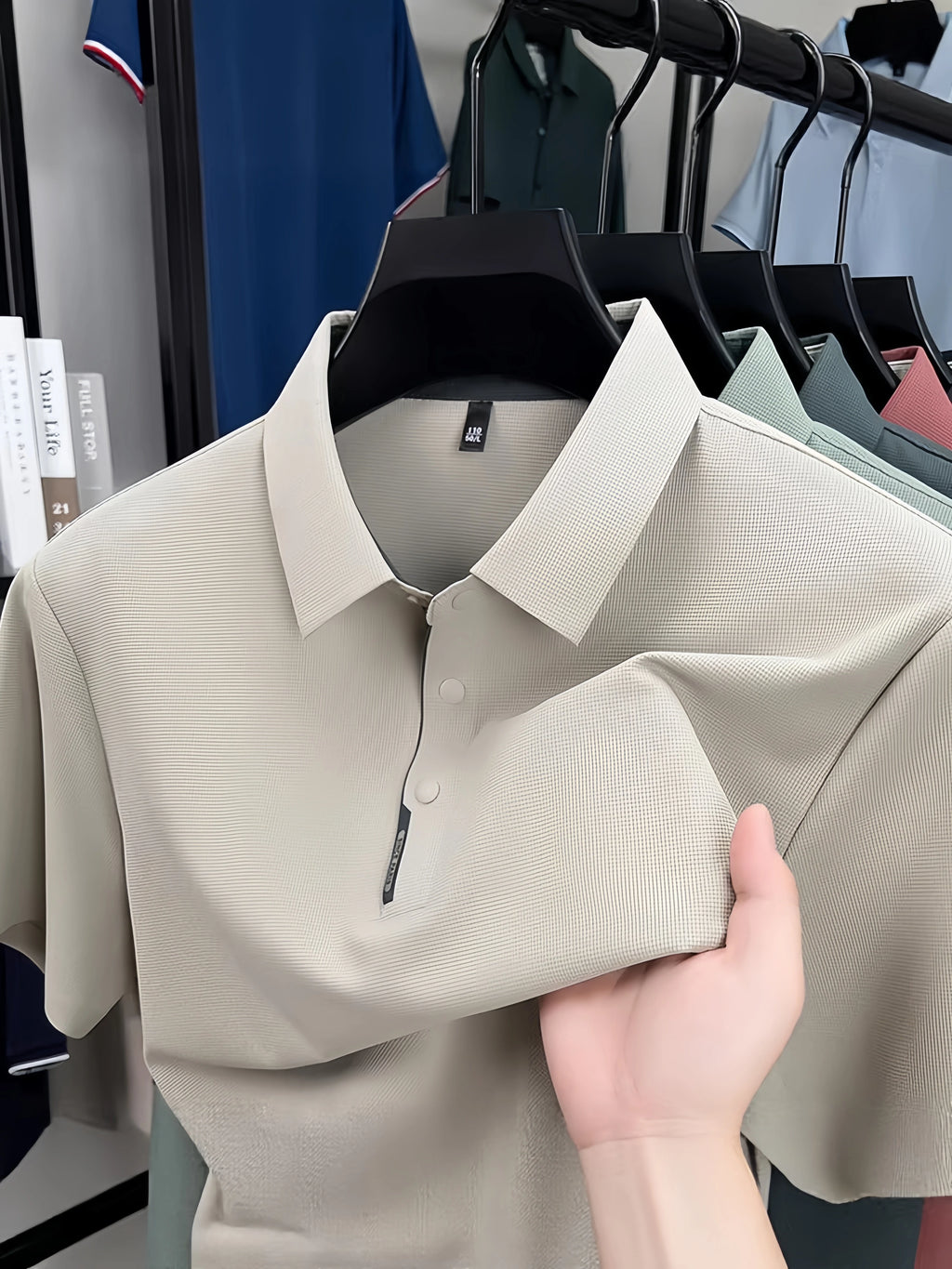Men's Quick-Dry Business Polo Shirt – Breathable Smart Casual Top