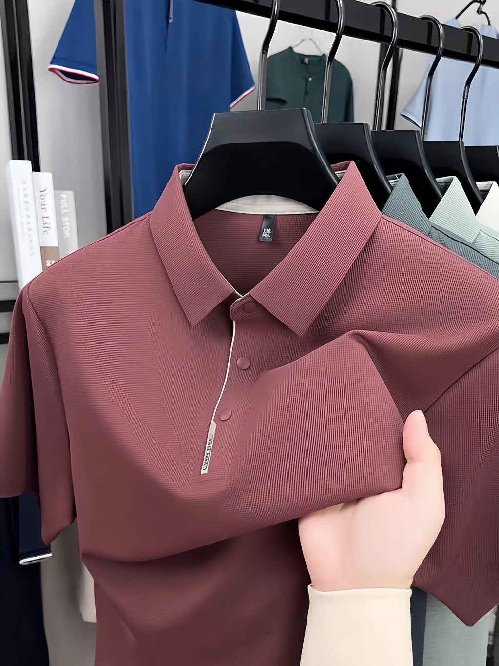 Men's Quick-Dry Business Polo Shirt – Breathable Smart Casual Top