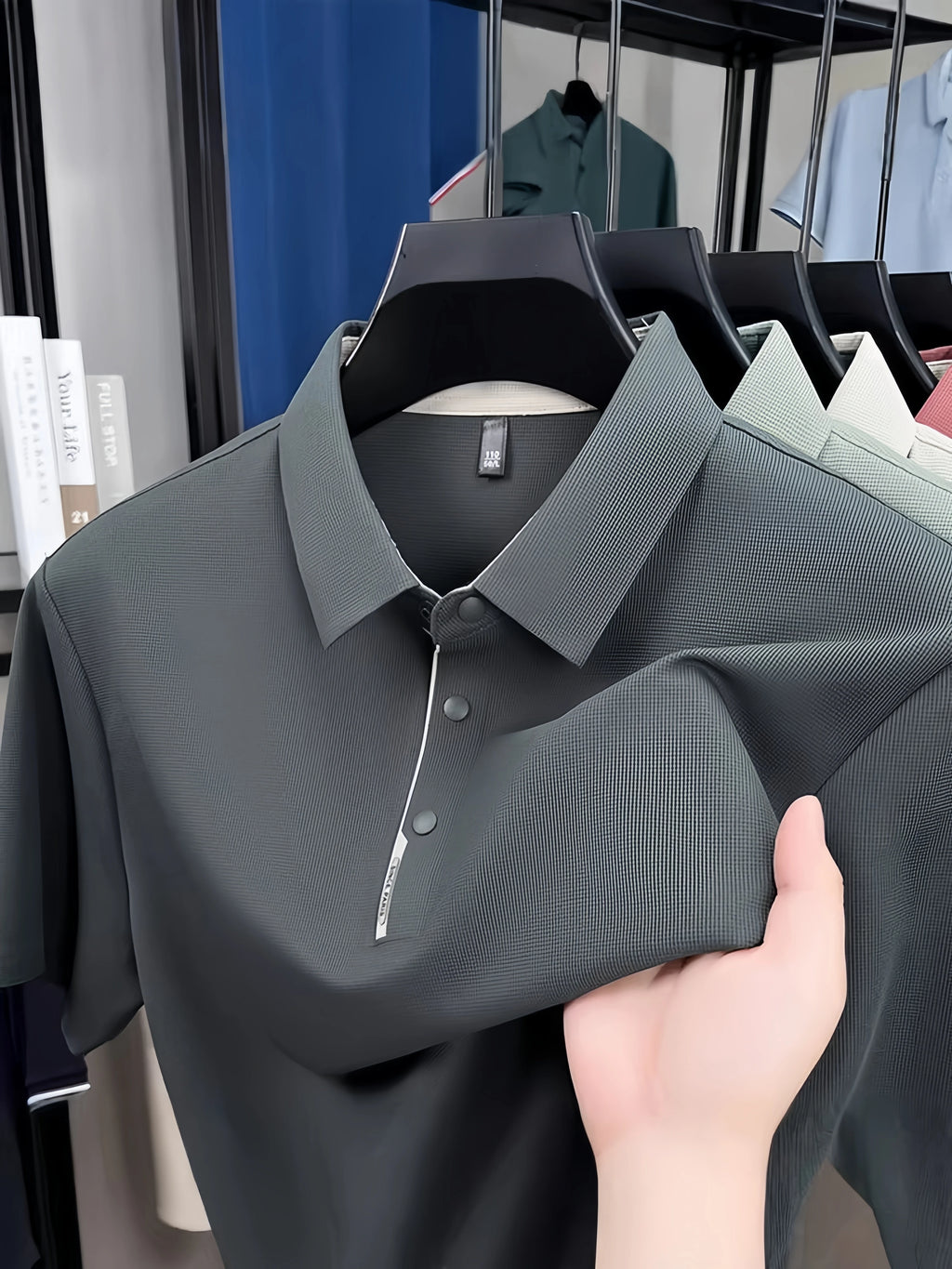 Men's Quick-Dry Business Polo Shirt – Breathable Smart Casual Top