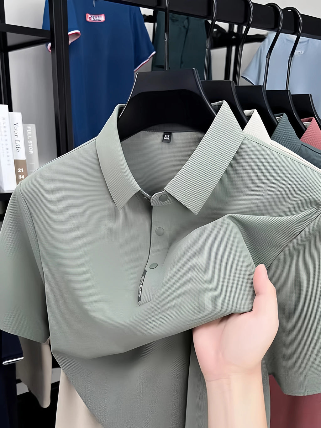Men's Quick-Dry Business Polo Shirt – Breathable Smart Casual Top