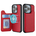 Suitable for iPhone 17 Protective Case, Apple 15 Pro Magnetic Magsafe Phone Case, Card-Insertable 14 Phone Leather Case