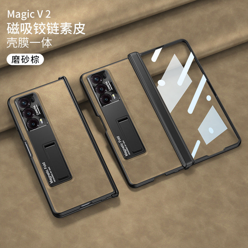 For Honor MagicV2 Phone Case Folding Screen Magnetic Hinge V2 Anti-Drop Protection Full Covering Case Fashion
