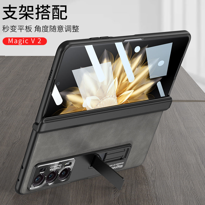 For Honor MagicV2 Phone Case Folding Screen Magnetic Hinge V2 Anti-Drop Protection Full Covering Case Fashion