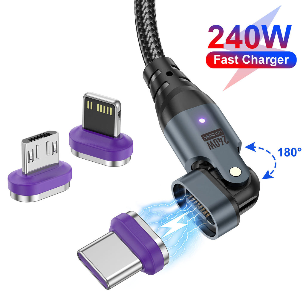 240W Magnetic USB-C Cable