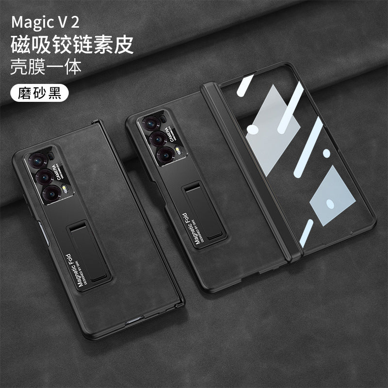 For Honor MagicV2 Phone Case Folding Screen Magnetic Hinge V2 Anti-Drop Protection Full Covering Case Fashion
