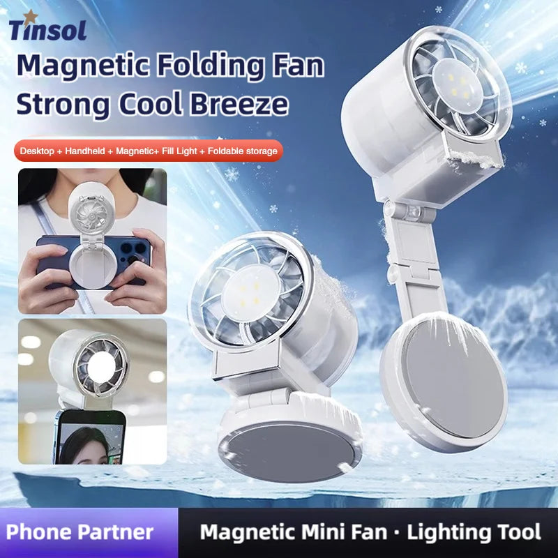 Magnetic Clip-on Light & Fan