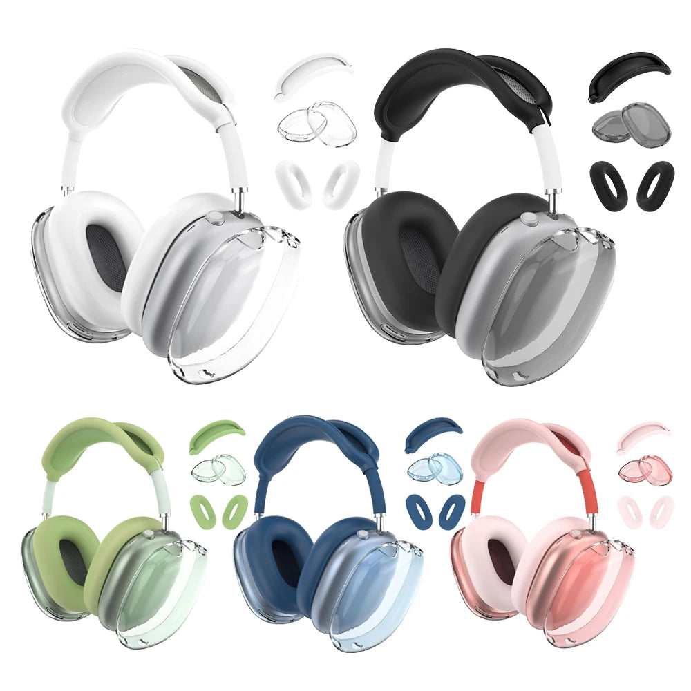 AirPods Max Case – 3-in-1 Silicone Cover | AirPods Max Koruyucu Kılıf