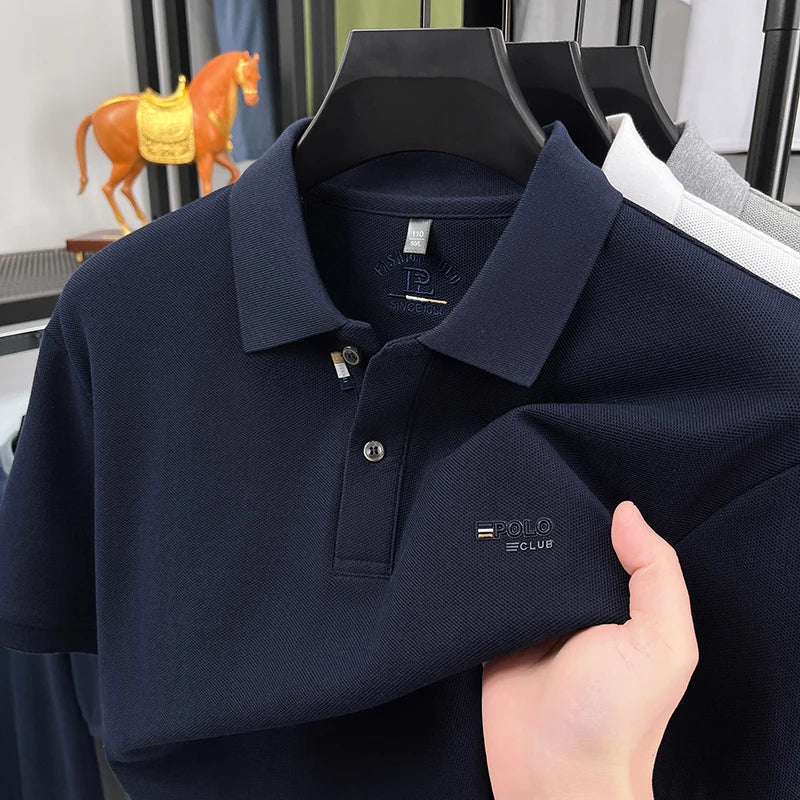 Men's Summer Polo Shirt – Casual Short Sleeve Top