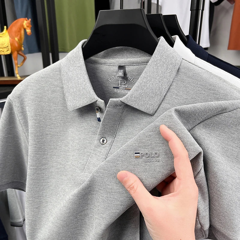 Men's Summer Polo Shirt – Casual Short Sleeve Top