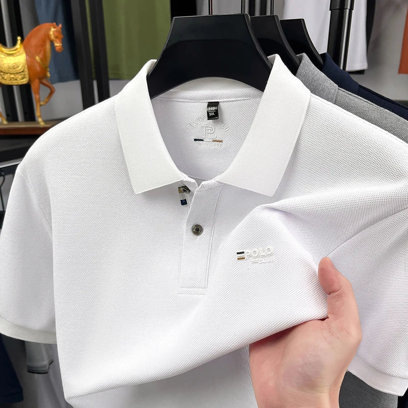 Men's Summer Polo Shirt – Casual Short Sleeve Top