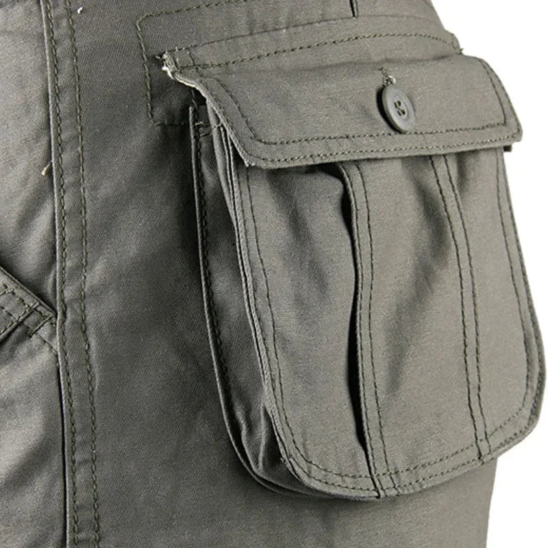 Men's Tactical Cargo Pants – Loose Fit Multi-Pocket Streetwear