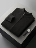 Men's 100% Merino Wool Suit Set – Knit Cardigan & Slim Pants