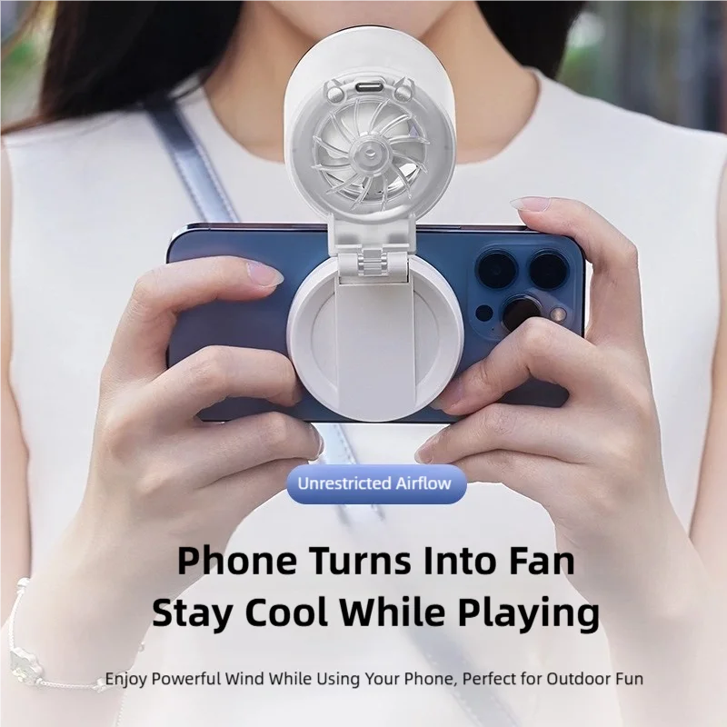 Magnetic Clip-on Light & Fan