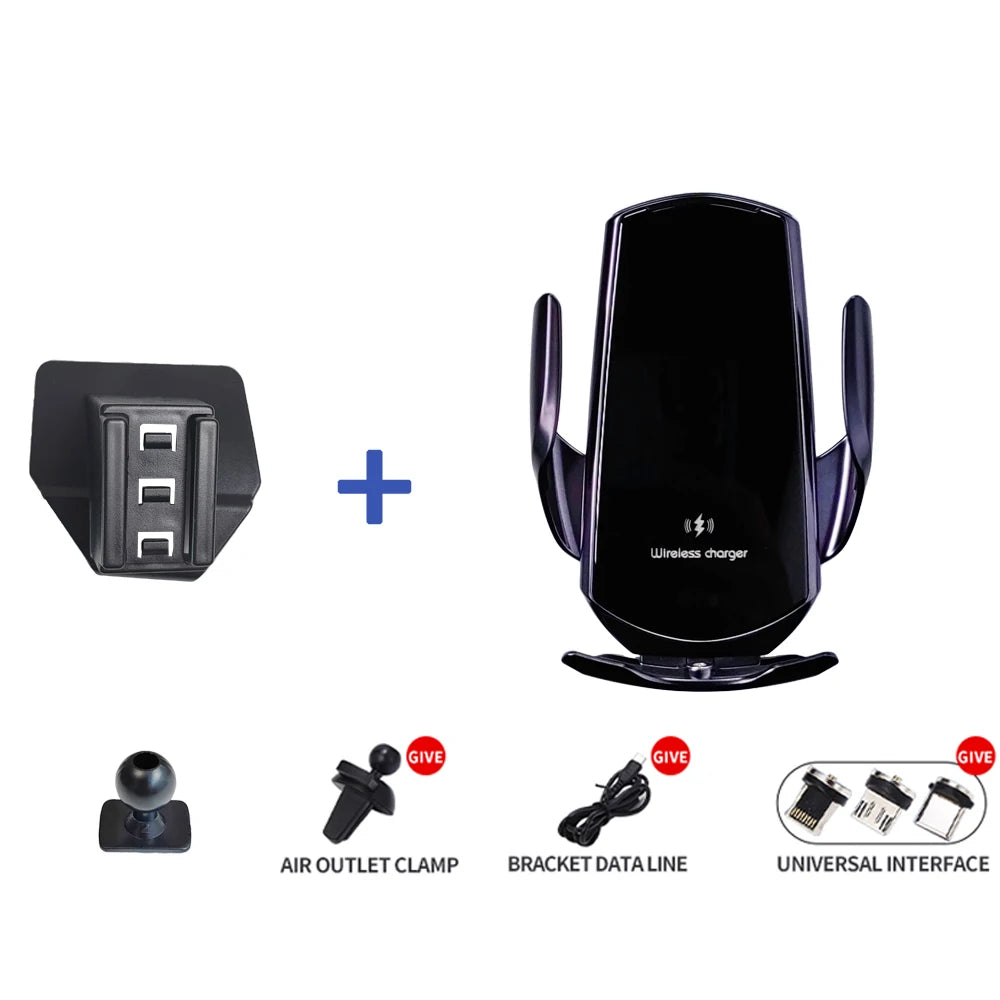 For Ford Edge 2015 2016 2017 2018 2019 2020 Car Phone Mount Wireless Charger Special Mobile Phone Holder Fixed Stand