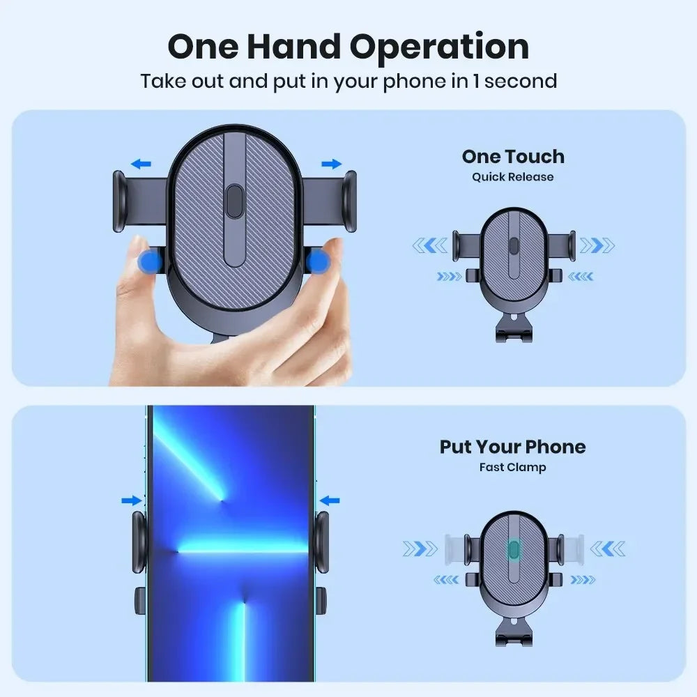 Universal Car Phone Holder – Gravity Air Vent Mount | Evrensel Araç Telefon Tutucu